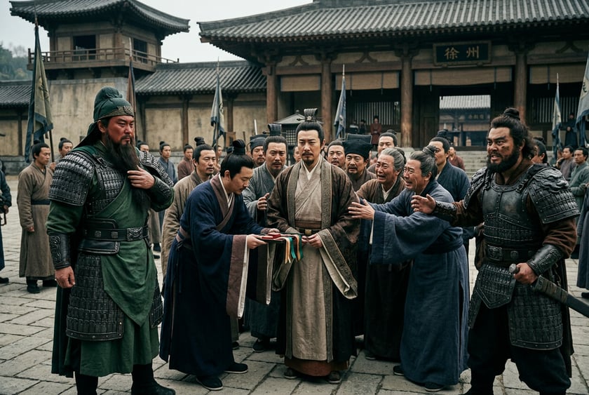 刘备领徐州