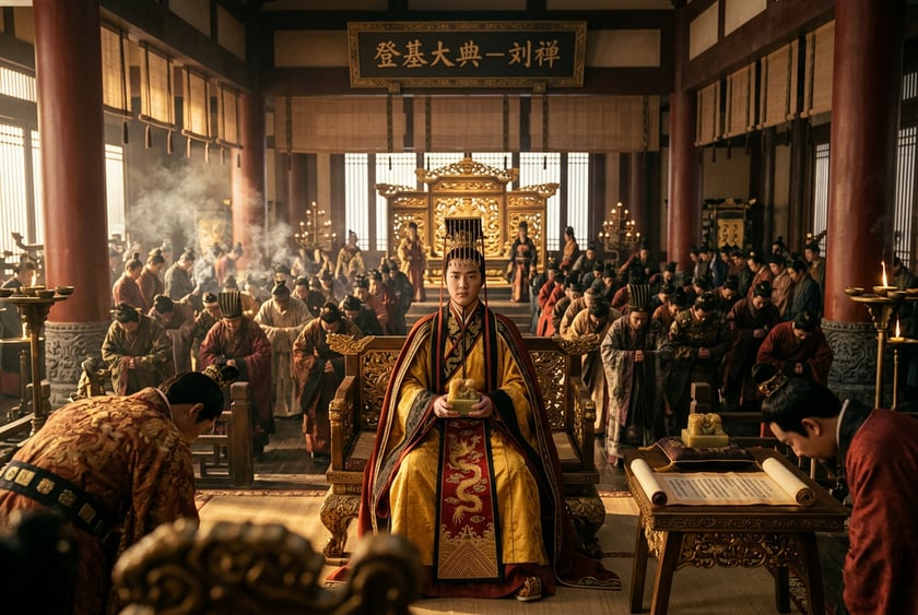 刘禅即位